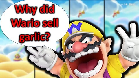 Why did Wario go into business selling garlic?