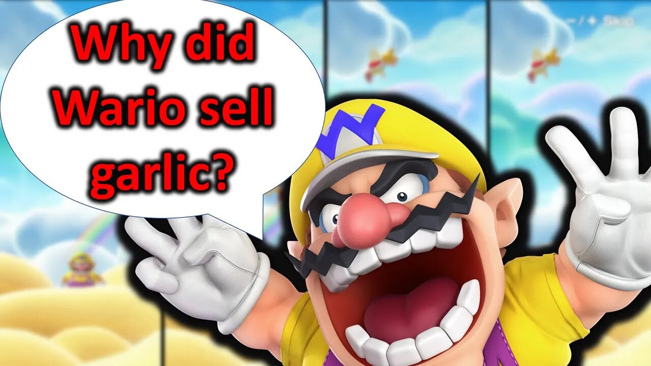 Why did Wario go into business selling garlic?