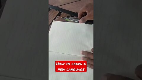 How to learn a new language