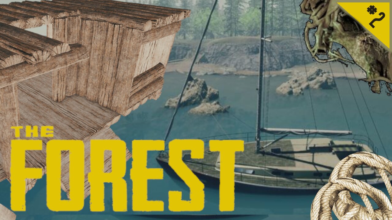 BUILDING A HOUSEBOAT | The Forest - Season 1 Part 2