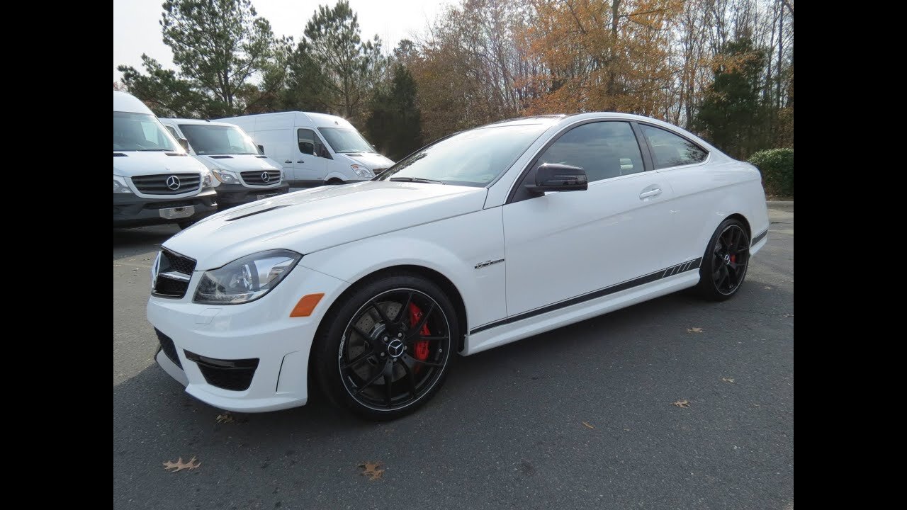 2014 Mercedes-Benz C63 AMG Coupe Edition 507 Start Up, Exhaust, and In Depth Review