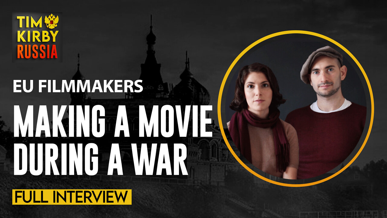 FULL INTERVIEW - Maya Nogradi and Luca Belardi on filming a movie in wartorn Ukraine