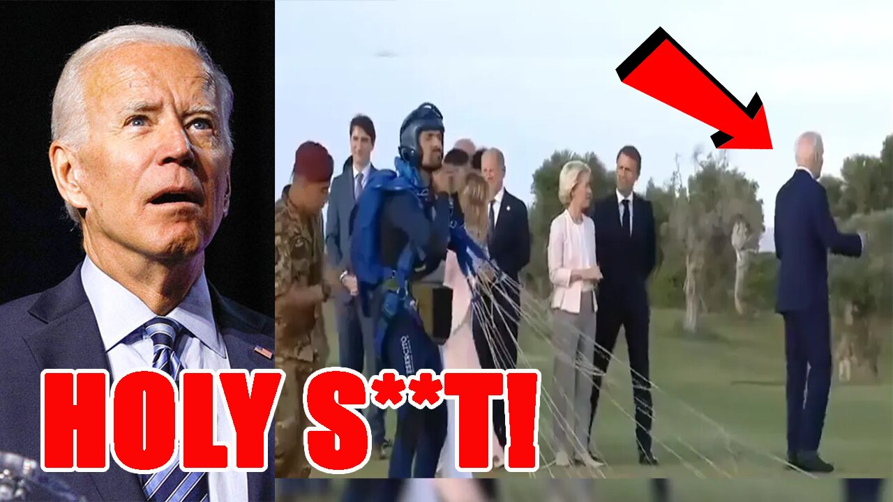 SHOCKING video of Joe Biden's brain MELTING DOWN at G7 Summit GOES VIRAL!