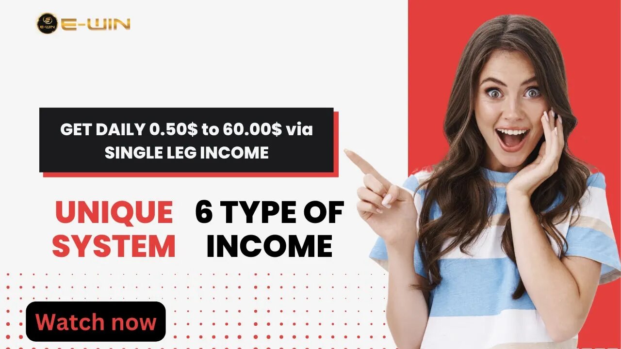 Ewin Single leg Auto Pool daily base income plan #ewin #Autopool