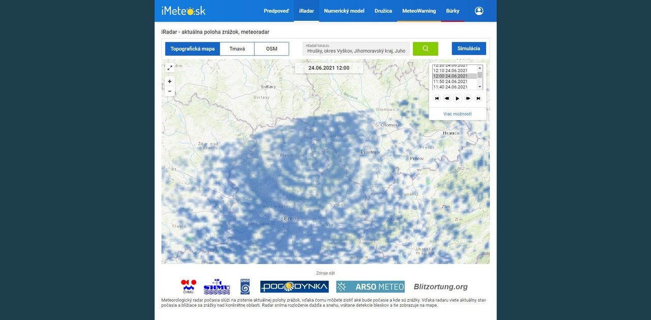 Meteoradar zachytil použití radiofrekvenčního modifikátoru počasí před vznikem tornáda na Moravě?