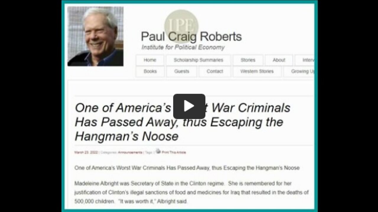 Madeleine Albright est décédée