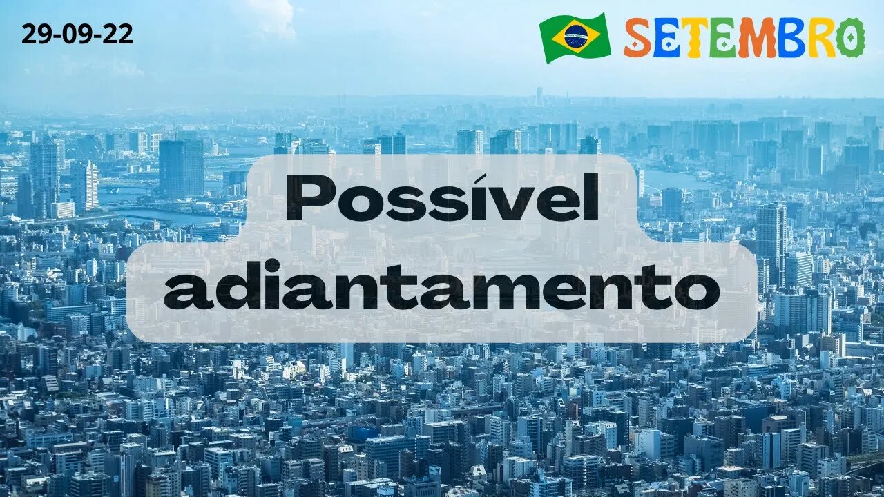 Possível Adiantamento