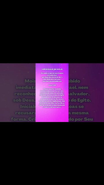 VERESÍCULO DE HOJE 23 SET #shorts