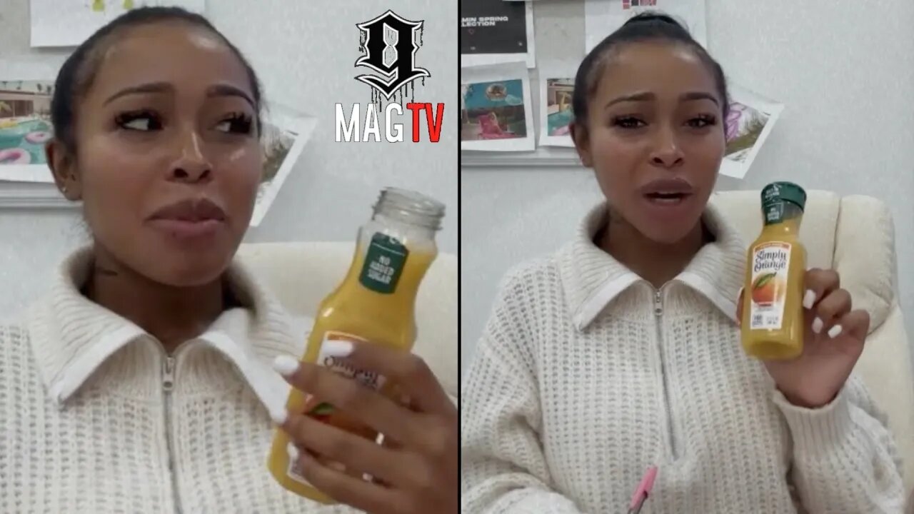 "These Nasty" Lil Baby's "BM" Jayda Cheaves Reacts To Orange Juice Containing Chemicals! 🤮