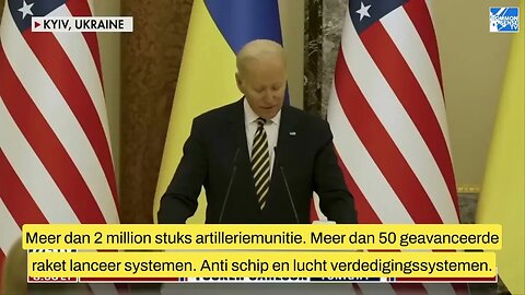 Joe Biden op bezoek bij zijn beste maatje Zelensky