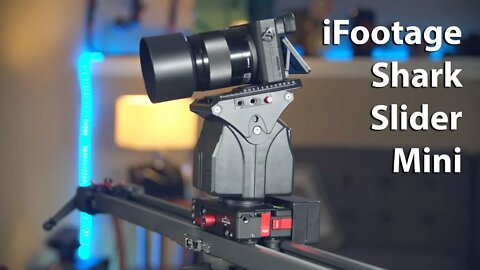 iFootage Shark Slider Mini - Small Motorized Slider for Timelapse & more