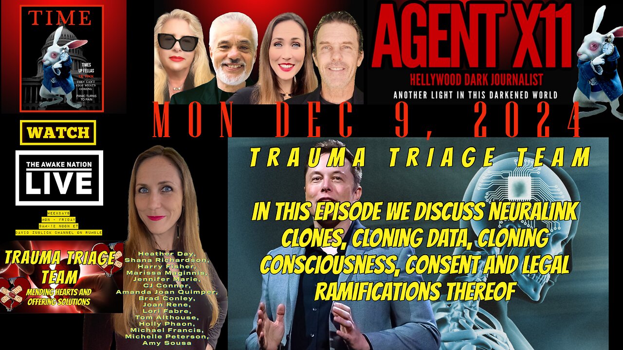 AGENT X11: TRAUMA TRIAGE TEAM: MON DEC 9, 2024