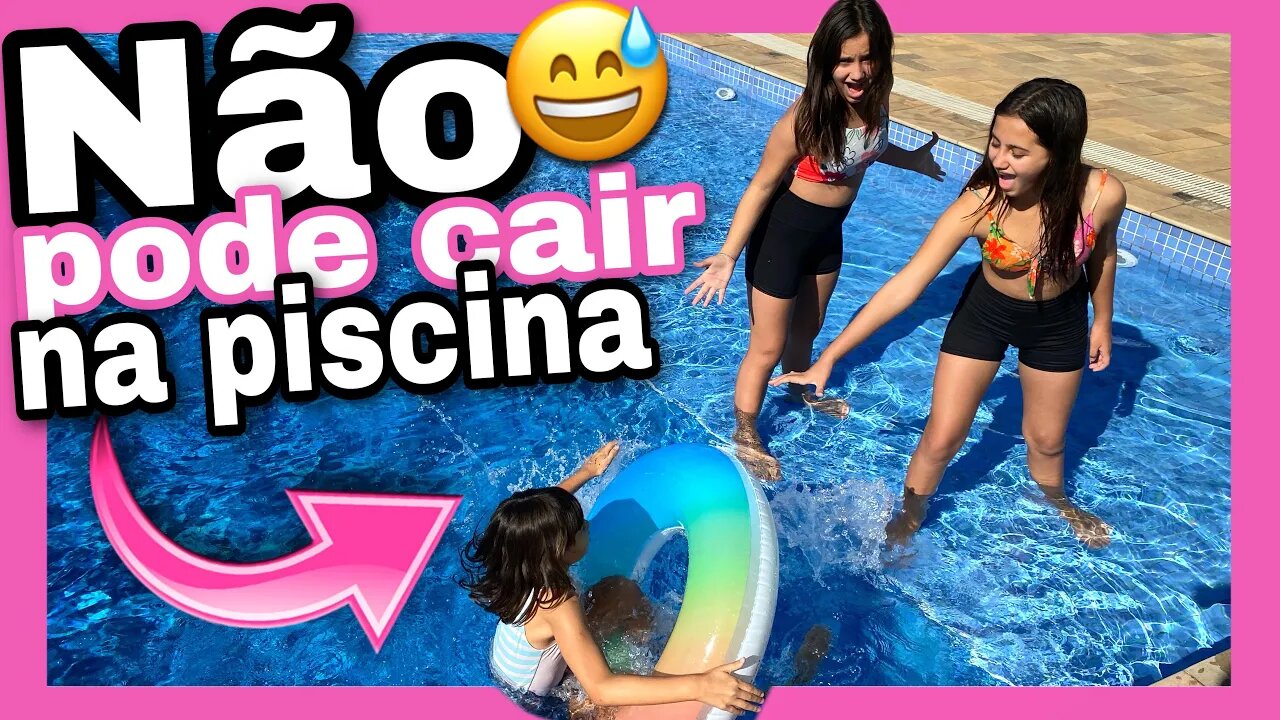 DIVERSÃO NA PISCINA 😜 3 irmãs demais