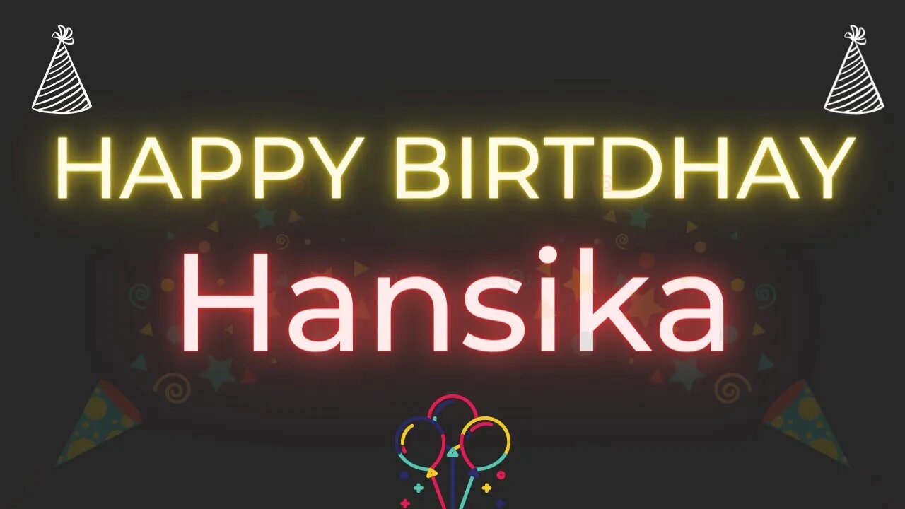 Happy Birthday to Hansika - Birthday Wish From Birthday Bash