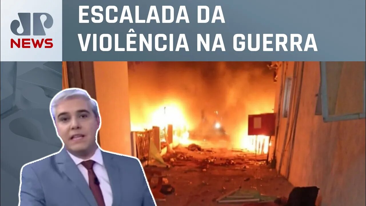 Bombardeio em hospital em Gaza deixa centenas de mortos; Marcelo Favalli analisa