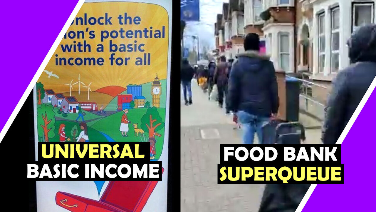 Universal Basic Income and Food Bank SUPERQUEUE / Hugo Talks #lockdown