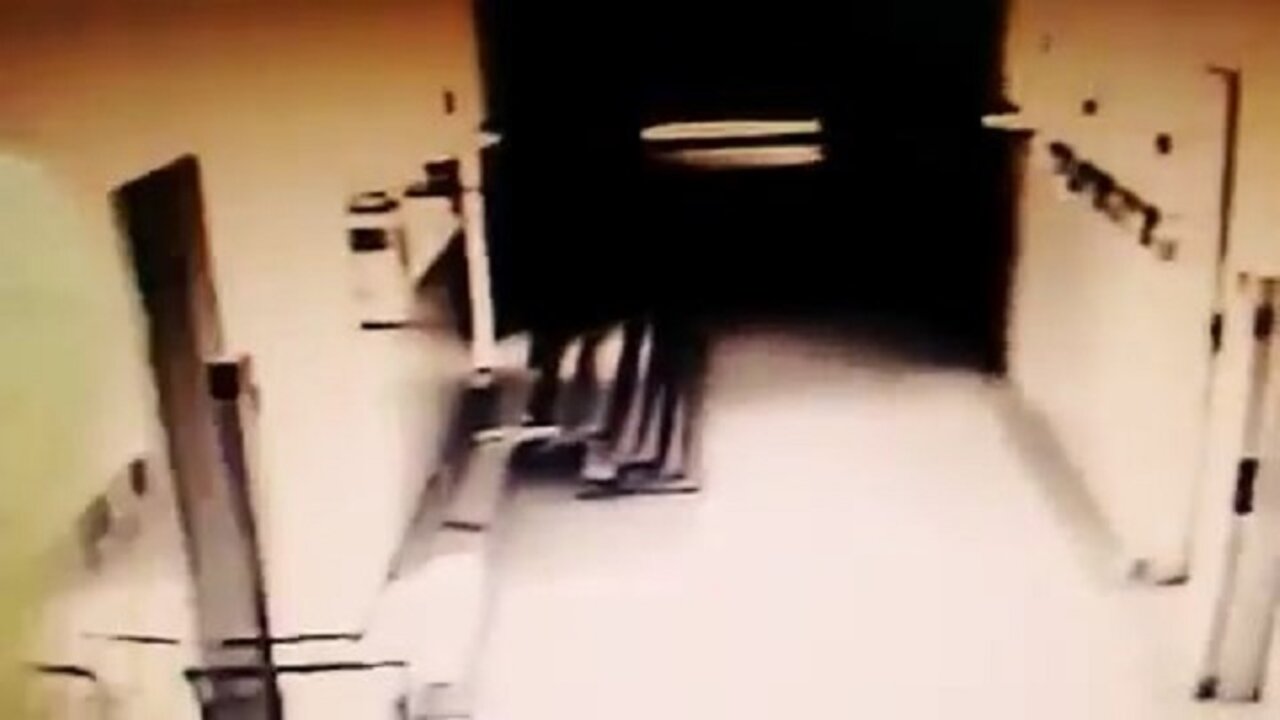 Ghost in The First Aid Hall - Security Camera
