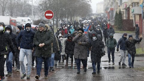 Hundreds Detained In Belarus Protests Over The Weekend