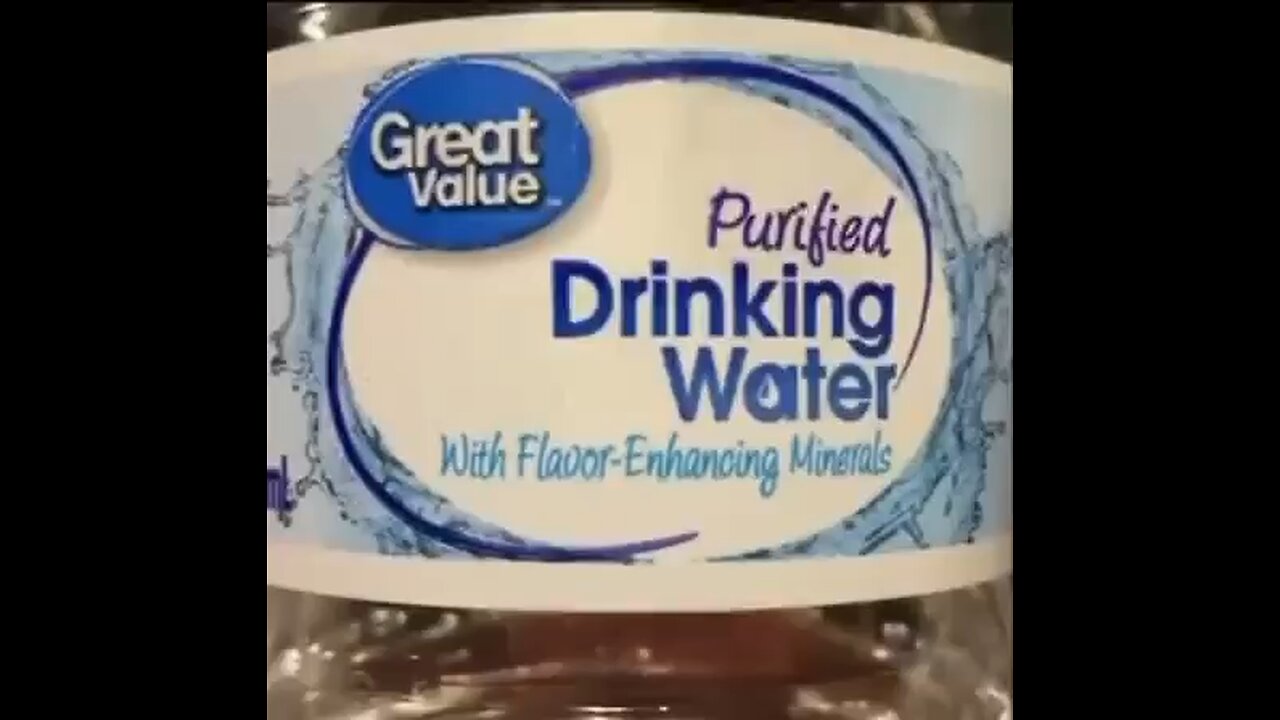 WATCH THE BOTTLED WATER