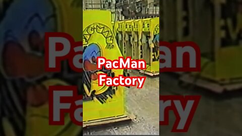 Pac Man Factory 1980s Midway Manufacturing #arcade #pacman #arcadegames #arcadetour