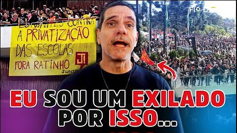 MILITANTES INVADEM ASSEMBLEIA DO PARANÁ CONTRA TERCEIRIZAÇÕES EM ESCOLAS