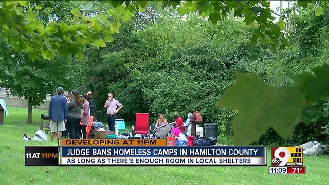 Ban on homeless camps in full effect