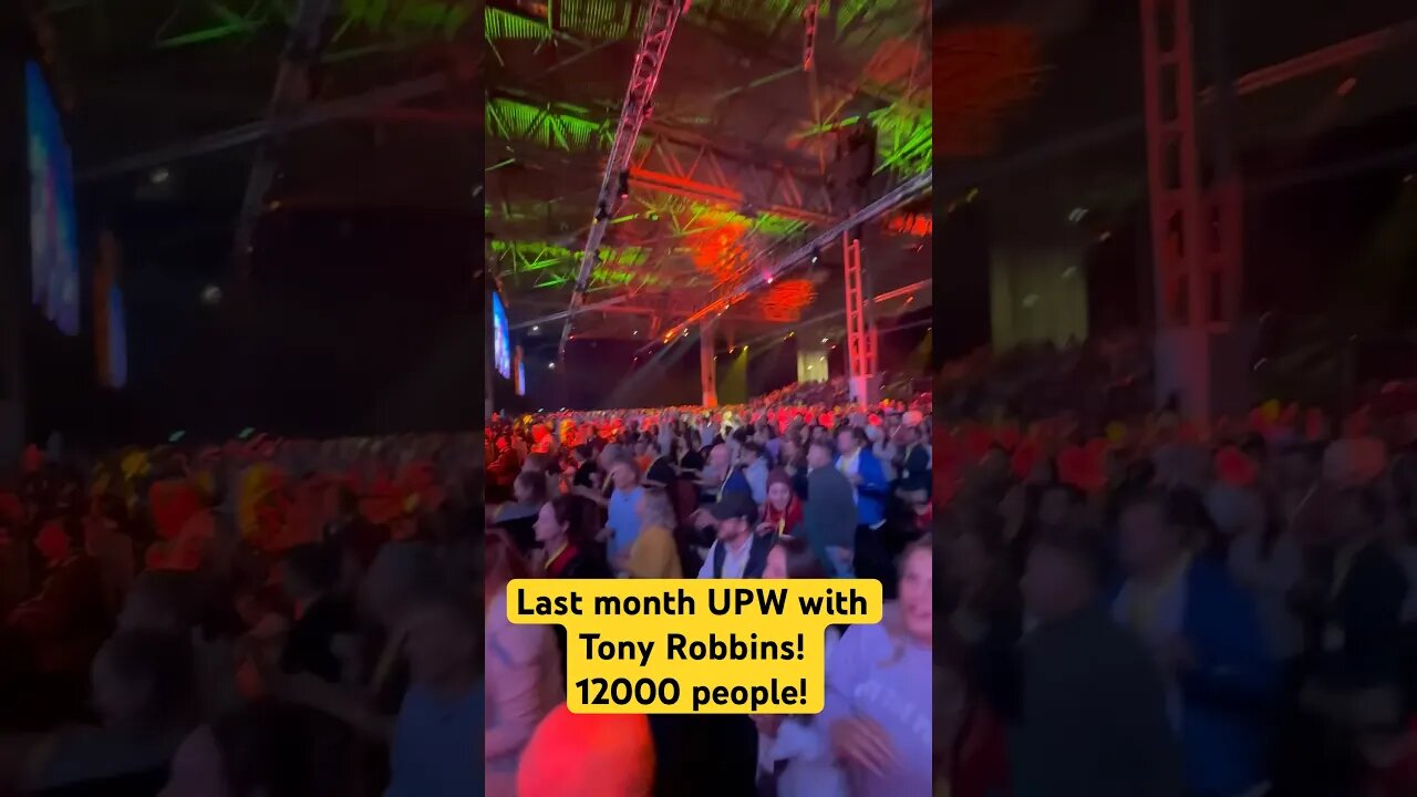 What a party on Unleash the Power Within! Amazing event run by @TonyRobbinsLive #event