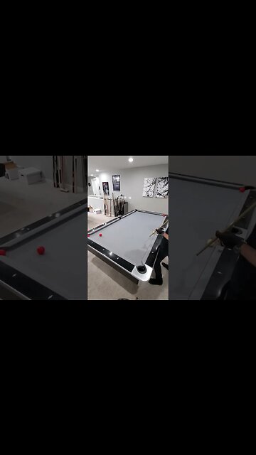 4 Balls in 1- The hard way 😅🎱#billiards #shorts