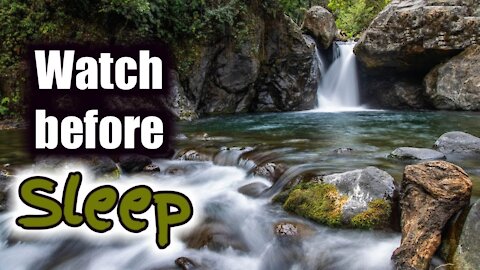 World's Most Relaxing 3 Hour Video of Waterfall with Sound/ Selfie Analyzer