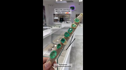 personalized custom design Colombian emerald big large statement wedding engagement rings gift