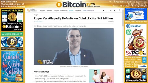 SirToshi's News: Roger Ver's $47M Debt!!!