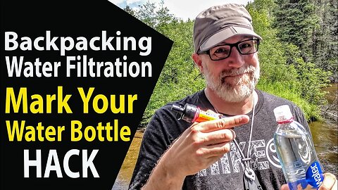 Backpacking Water Filter Hack (Mark Your Bottles)