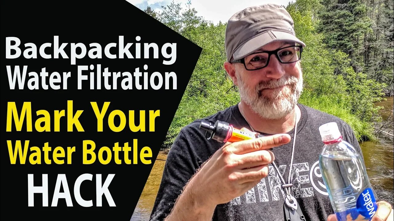 Backpacking Water Filter Hack (Mark Your Bottles)