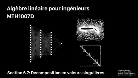 Section 6.7: Décomposition en valeurs singulières