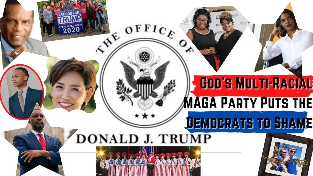 The Office of Donald J. Trump: God's Multi-Racial MAGA Party Puts the Democrats to Shame 1/25/2021