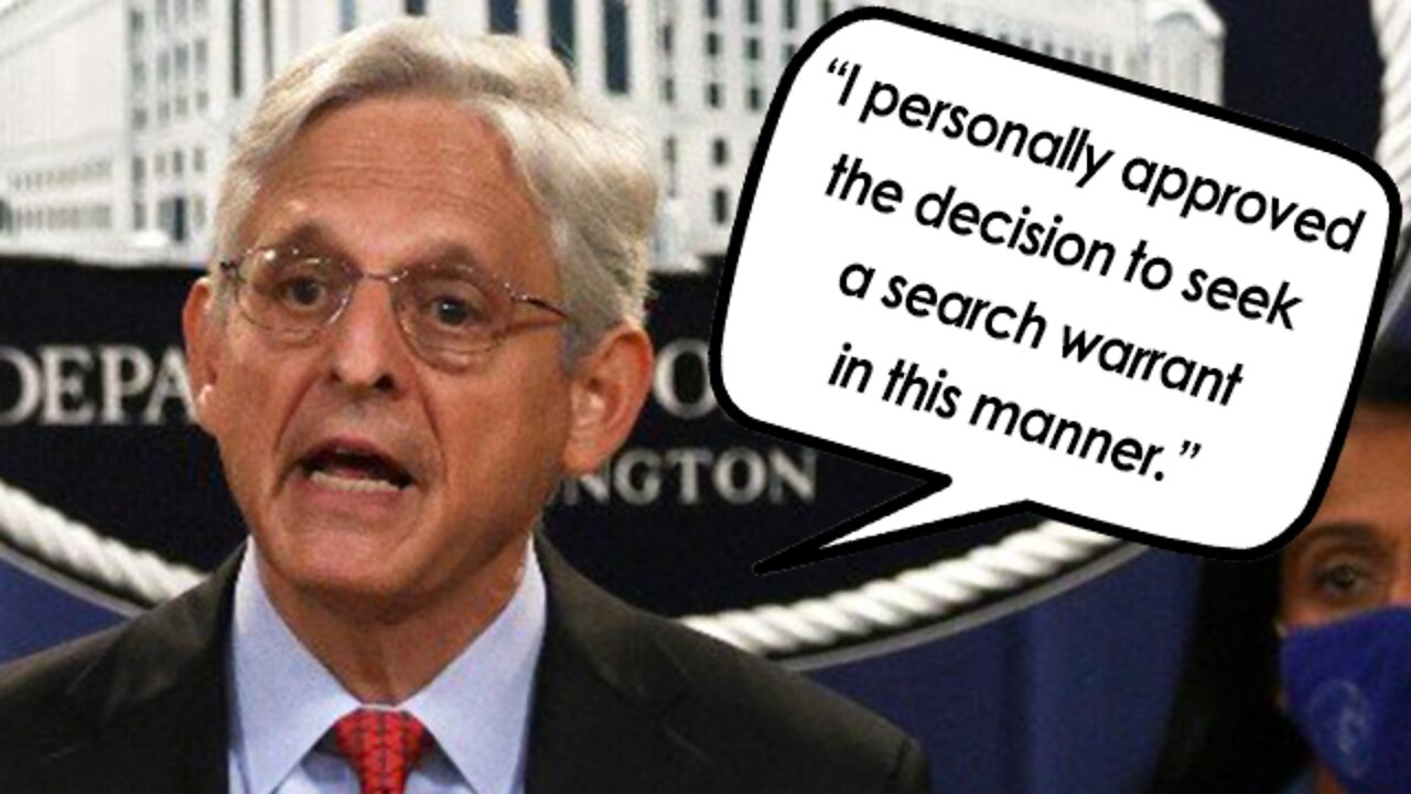 Video: Garland says he gave the green light for a search warrant at Trump's Mar-a-Lago resort