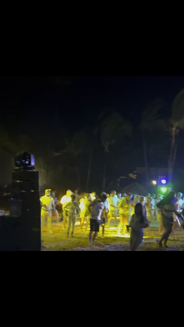 Breathless resort beach party Punta Cana Jan 2022