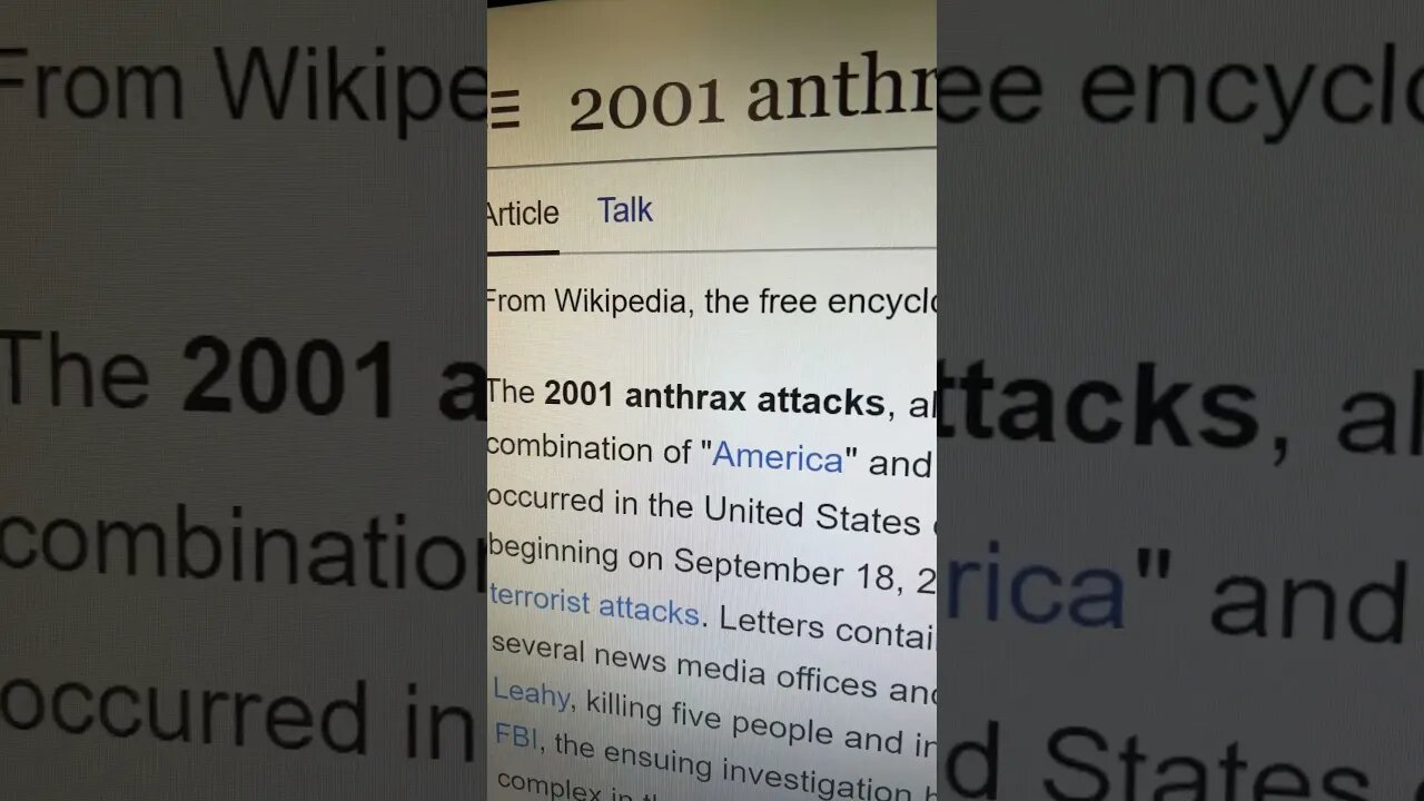 But do you remember… 09/18/2001? 🤔👨‍🔬