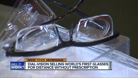 Dial-vision selling world's first glasses for distance without prescription