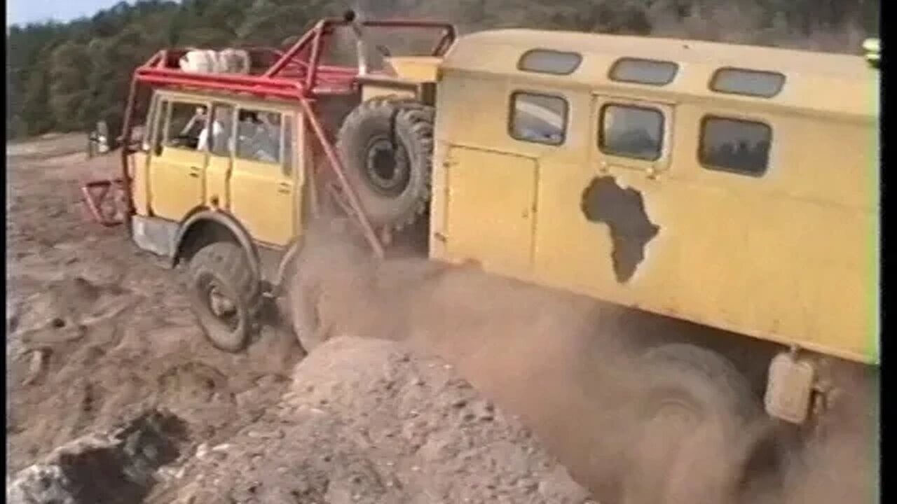 Mit dem Tatra 8x8 im Munsterlager 1997 Teil 1, Hi8 Rohmaterial ungeschnitten