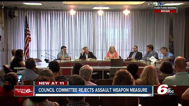 Indy City-County Council rejects proposal to ban assault weapons