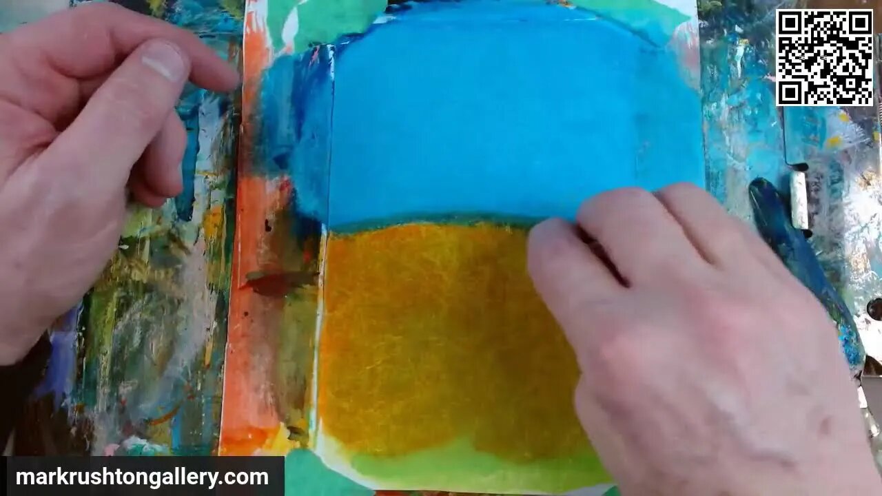 Live Painting - Abstract Landscapes using Acrylic Ink