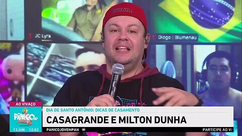 CASAGRANDE E MILTON DUNHA DÃO DICAS DE COMO MANTER O CASAMENTO EM DIA