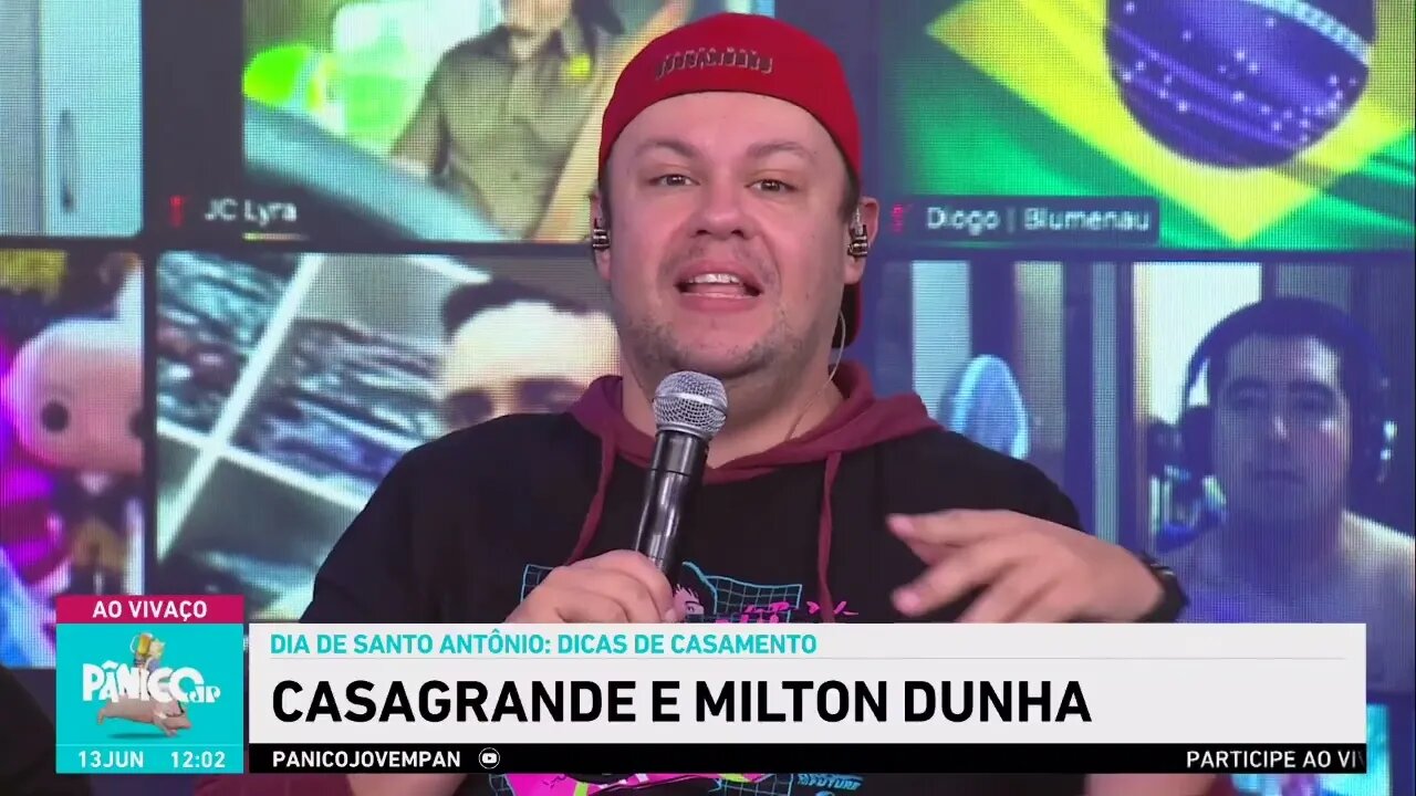 CASAGRANDE E MILTON DUNHA DÃO DICAS DE COMO MANTER O CASAMENTO EM DIA