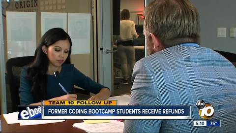 Coding bootcamp students receive refunds after Team 10 story