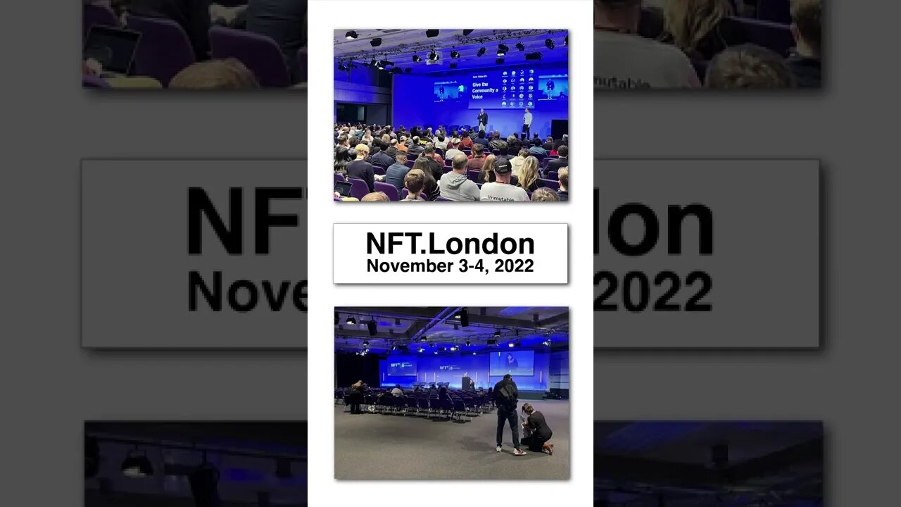 Pictures from NFT London 2022