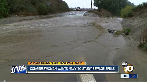 Congresswoman wants Navy to study sewage spills