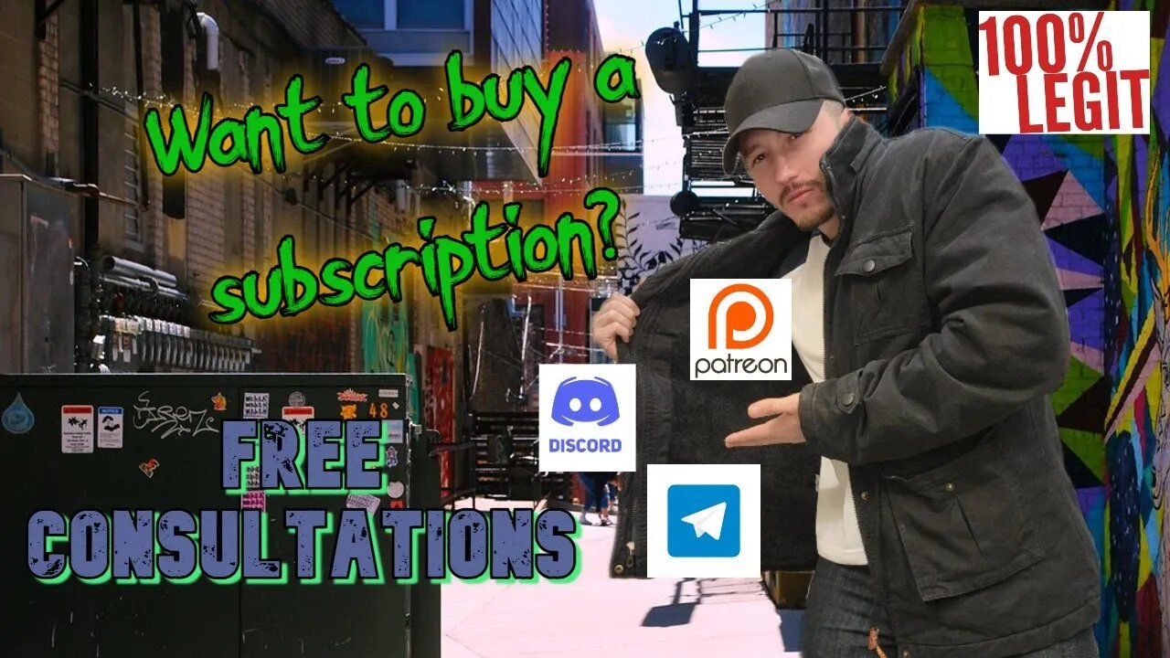 My Patreon, Discord, Telegram and Private Consultations !!!