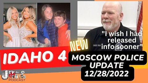 Chief: "I Take Responsibility" Moscow Police Extended Update 12/28/2022 Idaho 4 Murders