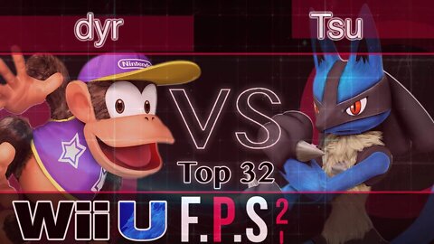 MVG|dyr (Diddy) vs. Tsu (Lucario) - Wii U Top 32 - FPS2